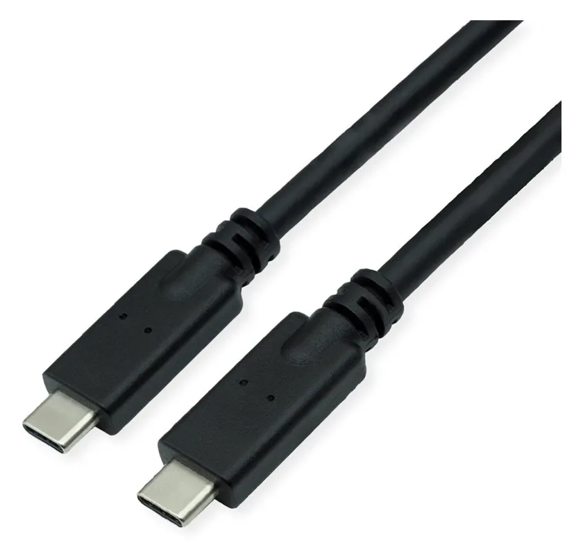ROLINE USB 3.2 Gen 2 kompatibles Kabel C-C ST/ST 10Gbit/s Emark 85W schwarz 7 - Kabel - Digital/Daten, Ansicht 2