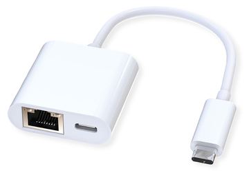 ROLINE USB 3.2 Gigabit Eth. Konverter+ 1x PD Port 100W - Digital/Daten von LumaTech