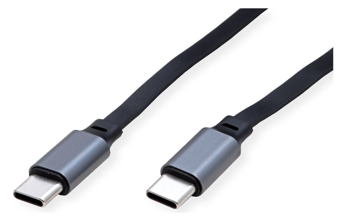 ROLINE USB2.0 Aufrollbares Kabel C-C ST/ST 1.2m - Kabel - Digital/Daten von LumaTech