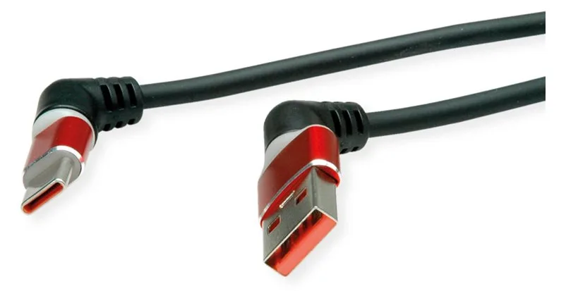 ROLINE USB2.0 Kabel 360°-drehb. A-C ST/ST 2m - Kabel - Digital/Daten, Ansicht 4