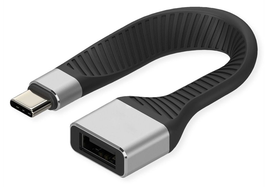 ROLINE USB3.2 Gen2 Kabeladaptr A-C BU/ST 12cm flexibel - Kabel - Digital/Daten von LumaTech