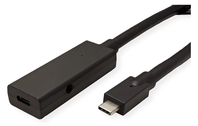 ROLINE USB3.2 Gen2 Typ C Verl.-kabel ST/BU 5m//Nur Daten - Kabel - Digital/Daten, Ansicht 2