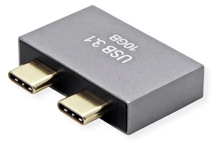 ROLINE USB3.2Gen1 Adptr. 2x C - 1x C+1xA ST/BU - Adapter, Ansicht 4