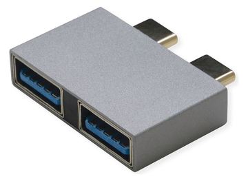 ROLINE USB3.2Gen1 Adptr. 2x C - A ST/BU - Adapter von LumaTech