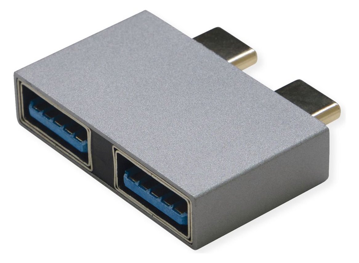 ROLINE USB3.2Gen1 Adptr. 2x C - A ST/BU - Adapter von LumaTech