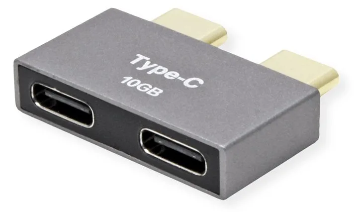 ROLINE USB3.2Gen1 Adptr. 2x C - ST/BU - Adapter, Ansicht 4