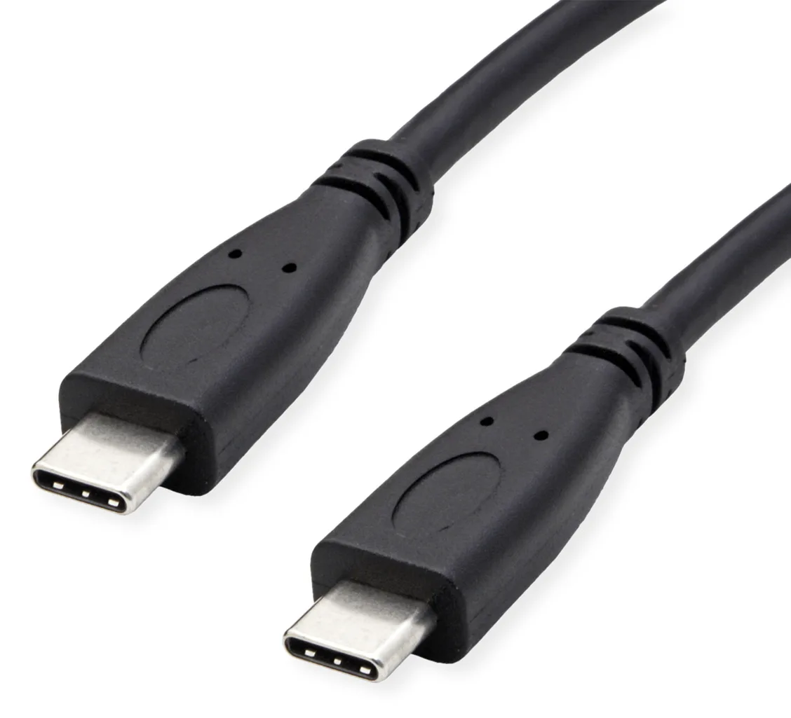 ROLINE USB3.2Gen2 Kabel PD 20V5A Typ C-C ST/ST 0.5m - Kabel - Digital/Daten, Ansicht 2