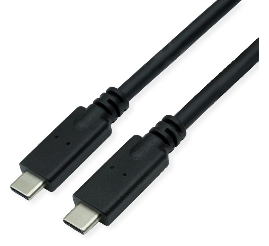 ROLINE USB3.2Gen2-kompatible Kabel Typ C-C ST/ST 10Gbit/s 100W 3m - Kabel - Digital/Daten von LumaTech