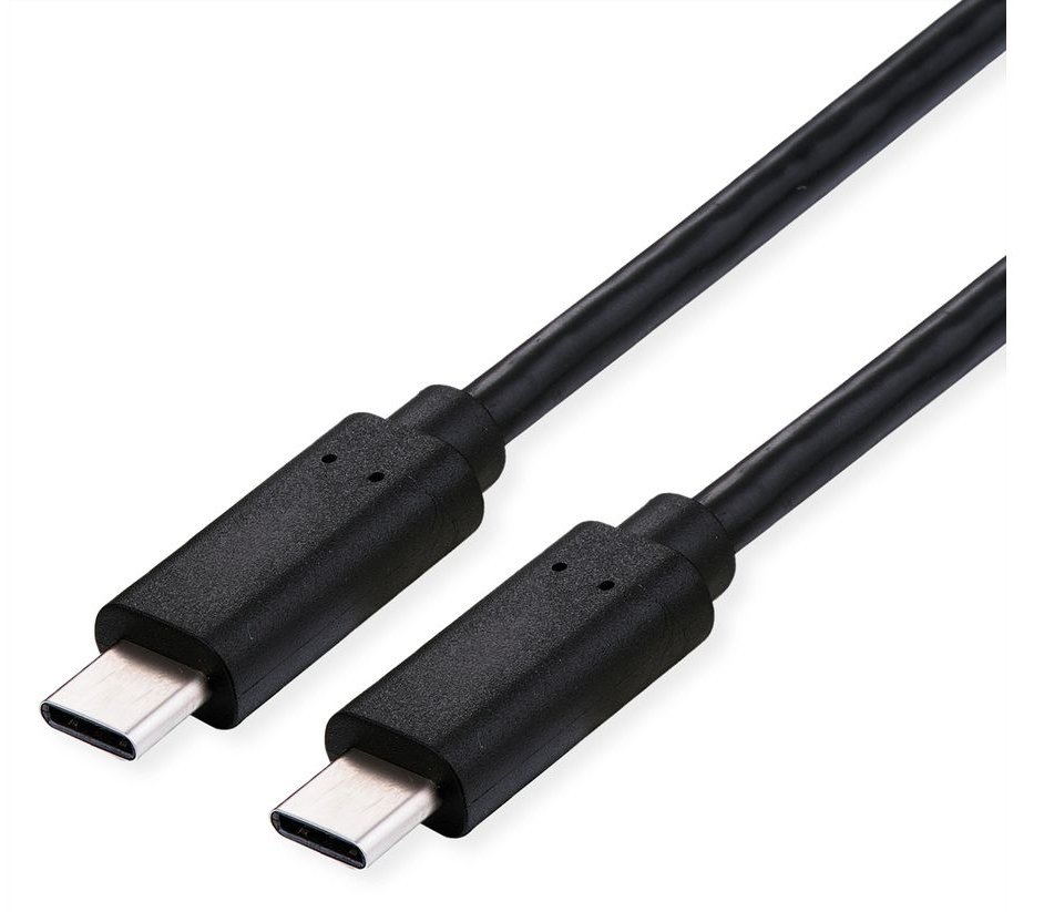 ROLINE USB4 Gen3x2 40Gbit/s Kabel C-C ST/ST 100W 0.5m - Kabel - Digital/Daten von LumaTech
