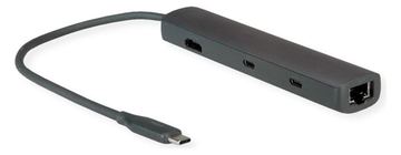 ROLINE USB4-C Dock HDMI+2.5GbE+ 2xA+1xC+1xC PD 40G 8K - Digital/Daten von LumaTech