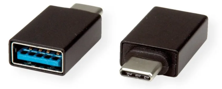 ROLINE USB-Adapter - USB-C (M) zu USB Typ A (W) - USB 3.0 / 3.2 Gen 1 (5 Gbit/s), Ansicht 2
