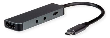 ROLINE USB-C Docking HDMI+TRRS+MIC+PD 4K60 100W - Audio/Multimedia - Digital/Daten von LumaTech