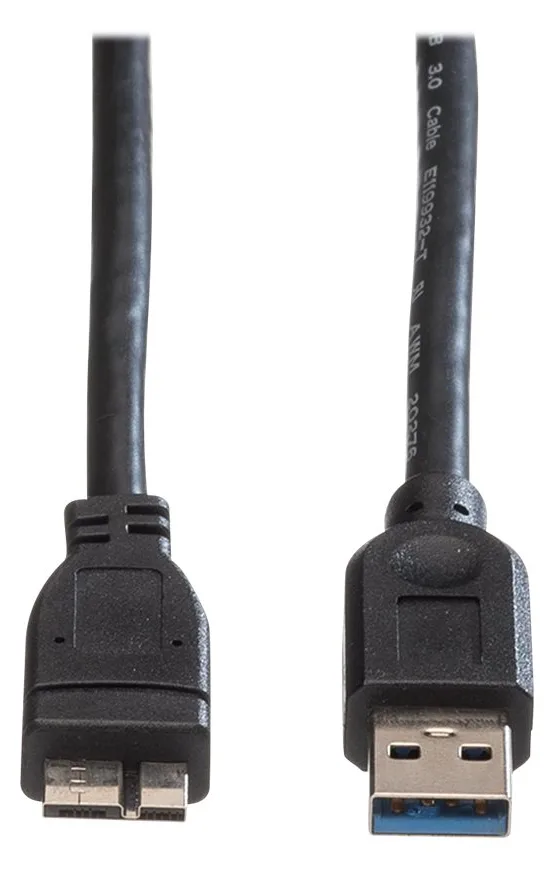 ROLINE USB-Kabel - 10-polig Micro-USB Typ A (M), Ansicht 3
