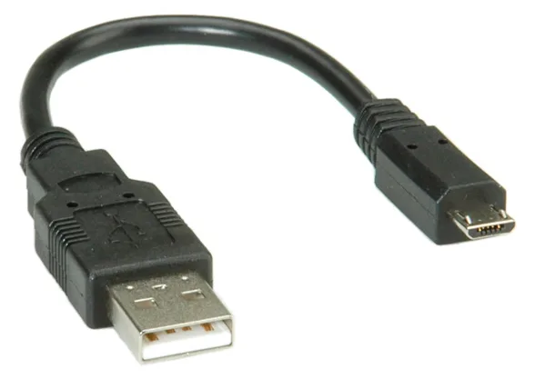 ROLINE USB-Kabel - Micro-USB Typ B (M) bis USB (M), Ansicht 2