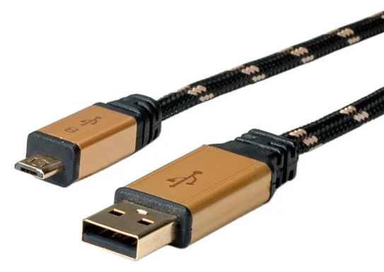 ROLINE USB-Kabel - Micro-USB Typ B (M) bis USB (M), Ansicht 2