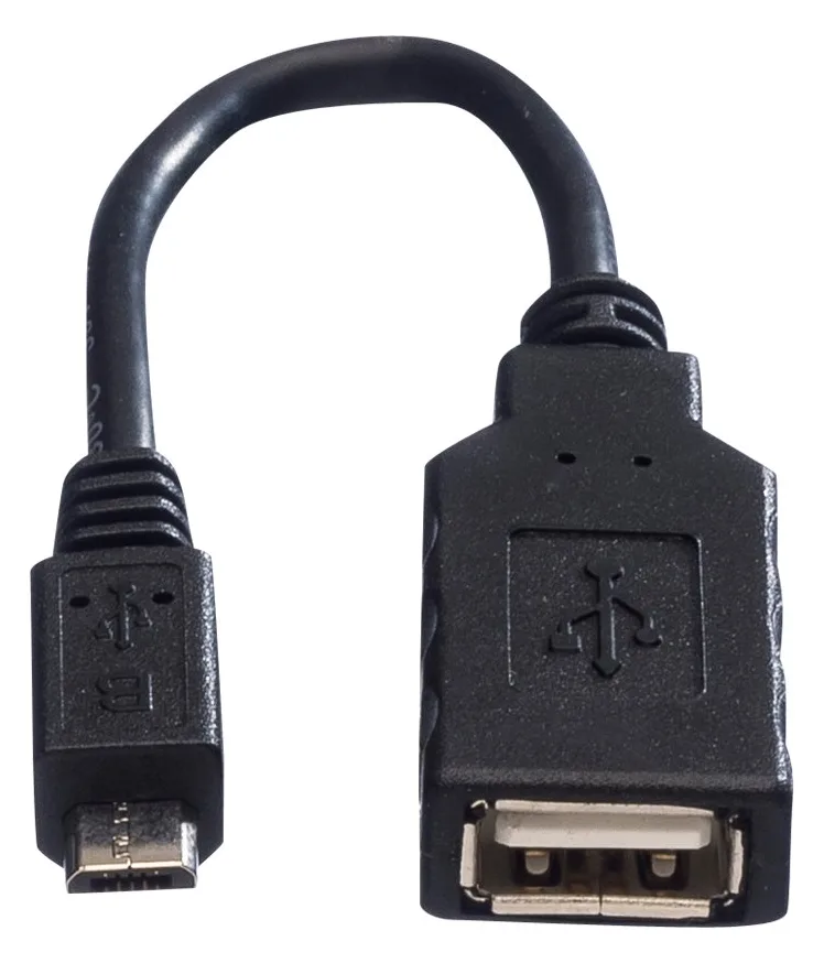 ROLINE USB-Kabel - Micro-USB Typ B (M) bis USB (W), Ansicht 3