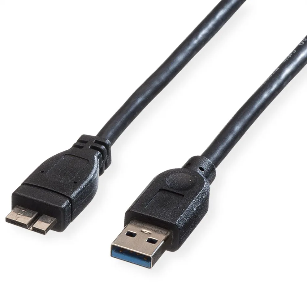 ROLINE USB-Kabel - Micro-USB Typ B (M) zu USB Typ A (M), Ansicht 2