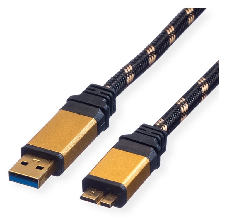 ROLINE USB-Kabel - Micro-USB Type B (M) bis USB Typ A (M) von LumaTech