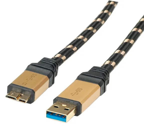 ROLINE USB-Kabel - Micro-USB Type B (M) bis USB Typ A (M), Ansicht 2
