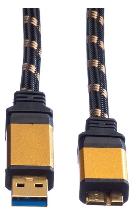 ROLINE USB-Kabel - Micro-USB Type B (M) bis USB Typ A (M), Ansicht 3