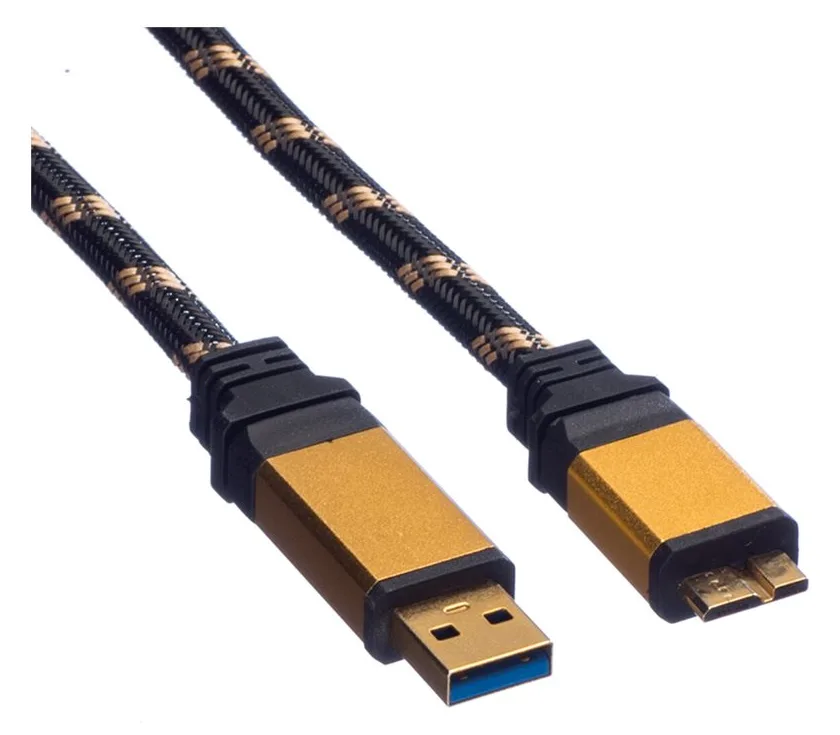 ROLINE USB-Kabel - Micro-USB Type B (M) bis USB Typ A (M), Ansicht 4
