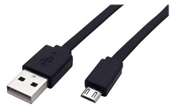 ROLINE USB-Kabel - USB (M) bis Micro-USB Typ B (M) - Schwarz von LumaTech