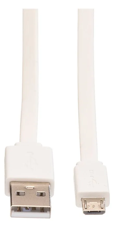 ROLINE USB-Kabel - USB (M) bis Micro-USB Typ B (M) - Weiß, Ansicht 3