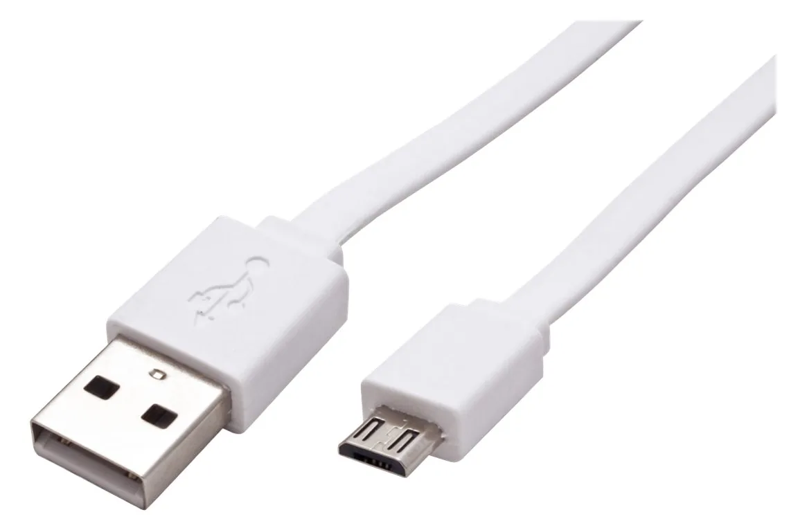 ROLINE USB-Kabel - USB (M) bis Micro-USB Typ B (M) - Weiß, Ansicht 4
