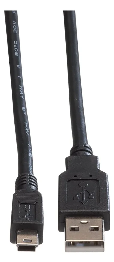 ROLINE USB-Kabel - USB (M) zu Mini-USB, Typ A (M), Ansicht 4