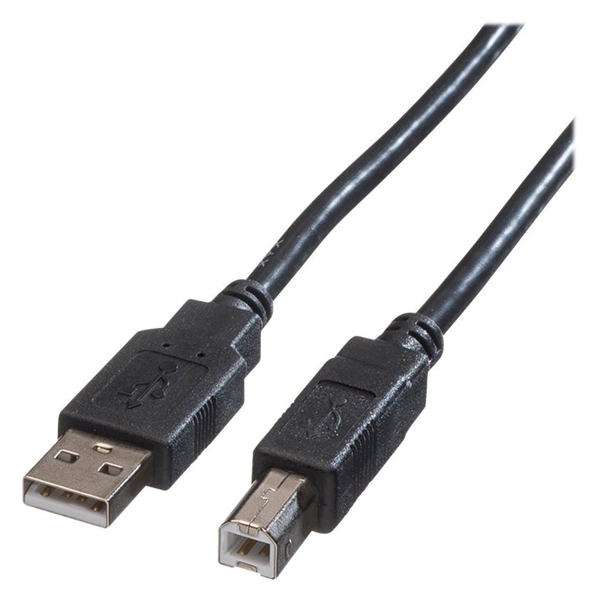 ROLINE USB-Kabel - USB (M) zu USB Typ B (M) von LumaTech
