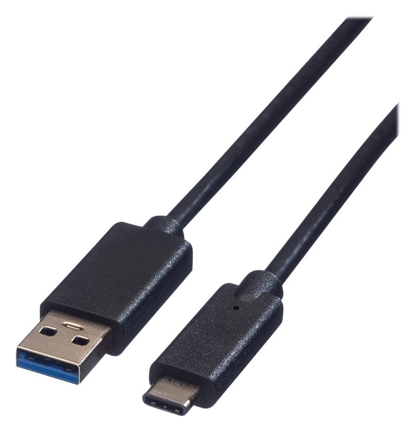 ROLINE USB-Kabel - USB Typ A (M) bis USB-C (M) von LumaTech
