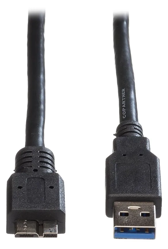 ROLINE USB-Kabel - USB Typ A (M) zu Micro-USB Typ B (M), Ansicht 3