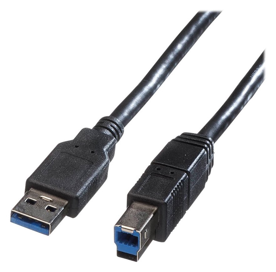 ROLINE USB-Kabel - USB Typ A (M) zu USB Type B (M) von LumaTech