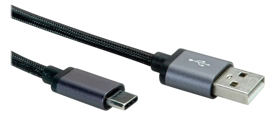 ROLINE USB-Kabel - USB-C (M) gelötet zu USB (M), Ansicht 3