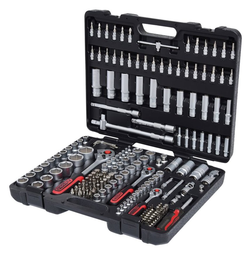 KS TOOLS Knarre - 179 Stücke - 1/4", 1/2", 3/8"