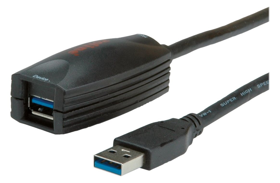 ROLINE USB-Verlängerungskabel - USB Typ A (W) von LumaTech
