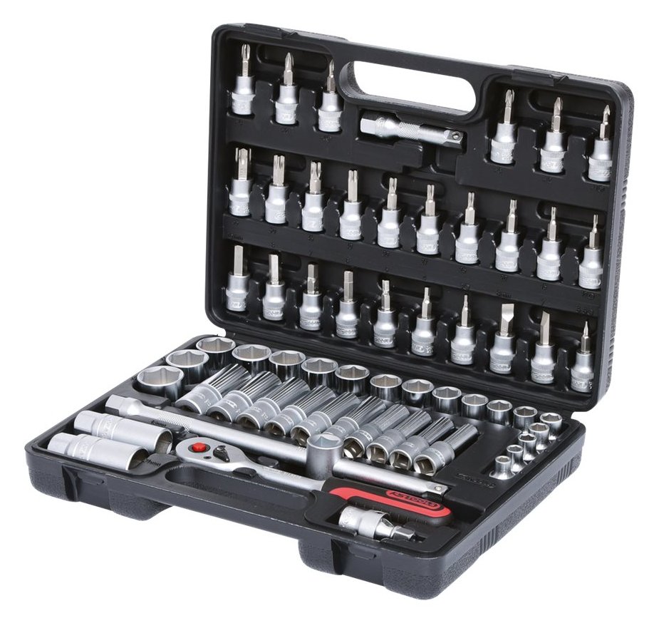 KS TOOLS Knarre - 61 Stücke - 3/8" - in Koffer
