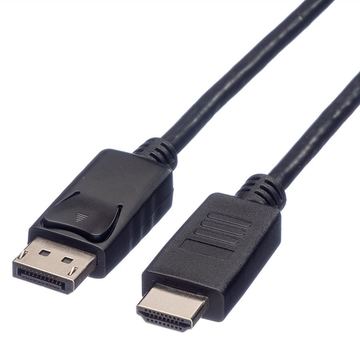 ROLINE Video- / Audiokabel - DisplayPort (M) bis HDMI (M) - 1.5 m von LumaTech