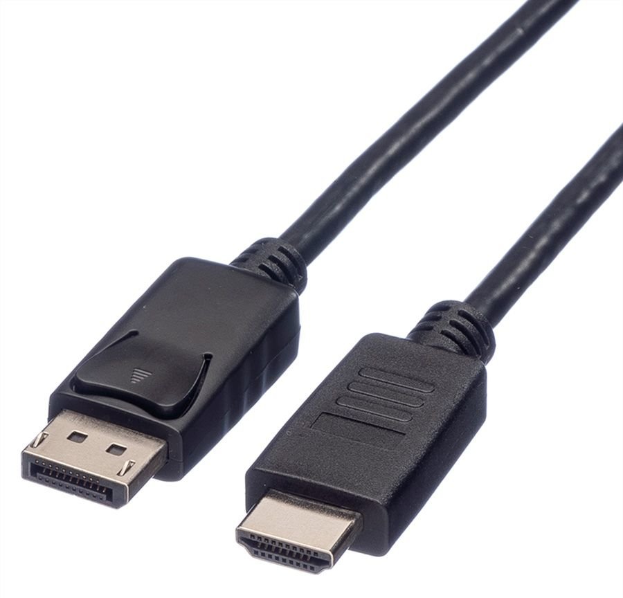 ROLINE Video- / Audiokabel - DisplayPort (M) bis HDMI (M) - 1.5 m von LumaTech