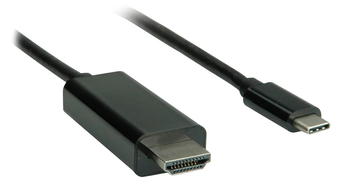 ROLINE Video- / Audiokabel - HDMI männlich zu USB-C männlich - 5 m, Ansicht 3