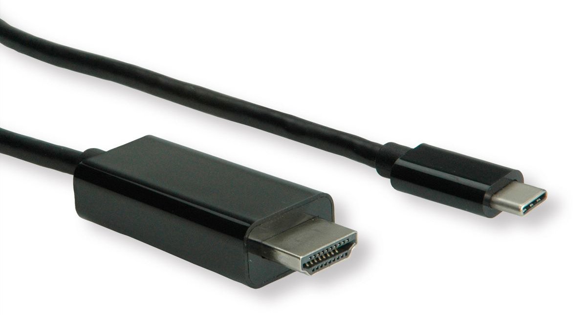 ROLINE Video- / Audiokabel - HDMI männlich zu USB-C männlich von LumaTech