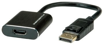 ROLINE Videoanschluß - DisplayPort / HDMI - DisplayPort (M) bis HDMI (W) von LumaTech