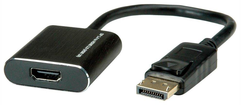 ROLINE Videoanschluß - DisplayPort / HDMI - DisplayPort (M) bis HDMI (W) von LumaTech