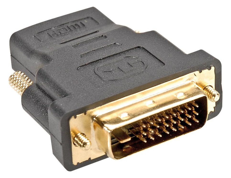 ROLINE Videoanschluss - DVI-D (M) zu HDMI (W) von LumaTech