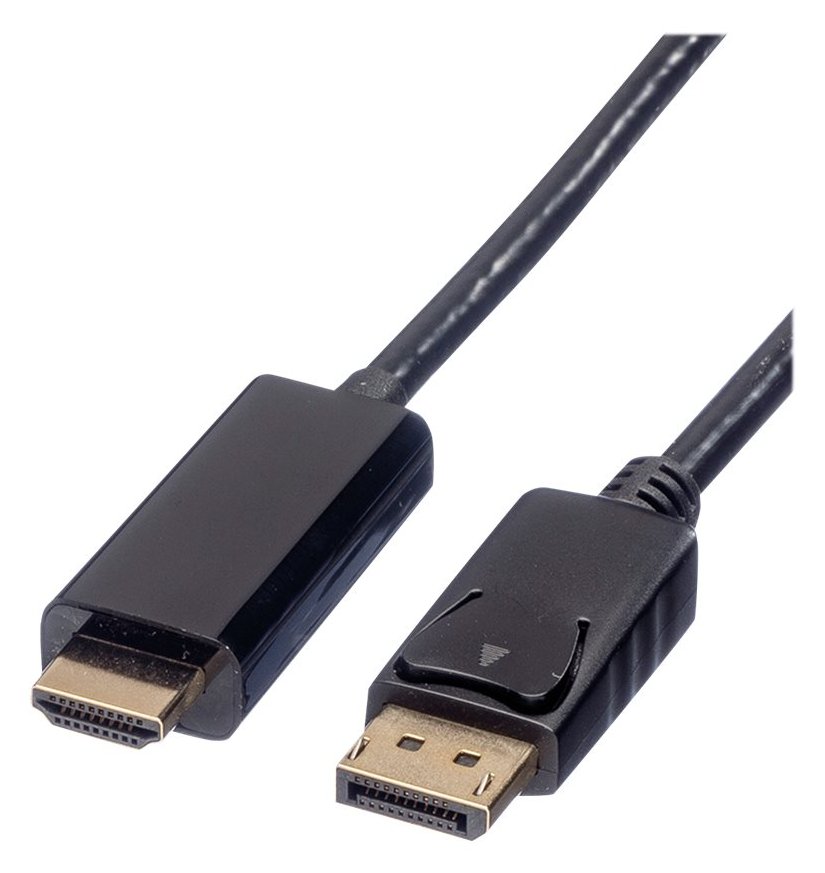 ROLINE Videokabel - DisplayPort (M) bis HDMI (M) von LumaTech