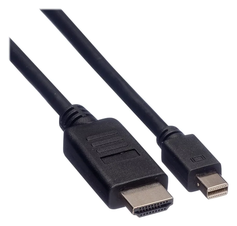 ROLINE Videokabel - Mini DisplayPort (M) bis HDMI (M), Ansicht 3