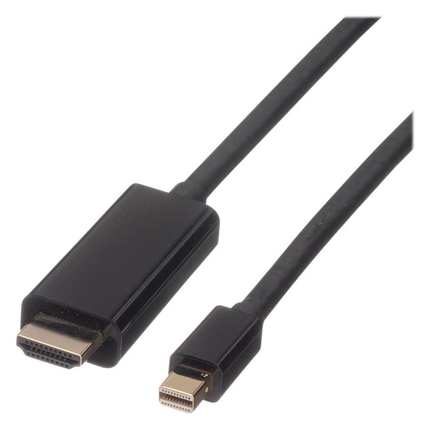 ROLINE Videokabel - Mini DisplayPort (M) bis HDMI (M) von LumaTech