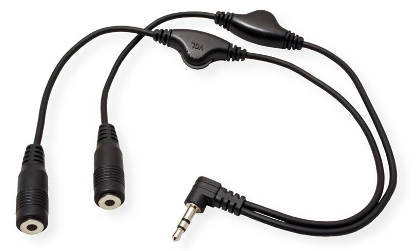 ROLINE Y Audio Cable - Audio-Splitter - Stereo Mini-Klinkenstecker (M) von LumaTech
