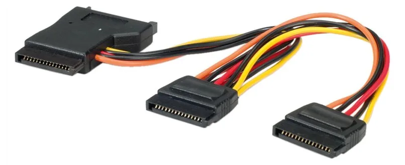 ROLINE Y-Adapterkabel - Netz-Splitter - SATA-Stromstecker (W), Ansicht 2