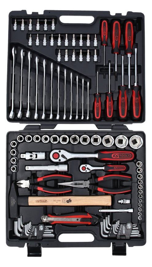 KS TOOLS Werkzeugset - 97 Stücke - in Koffer